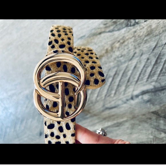 Chic Must Have! Leopard faux fur belt - Picture 2 of 3